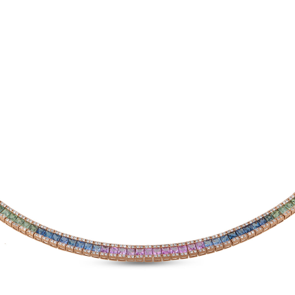 10.48 ct. Edelstein Halskette