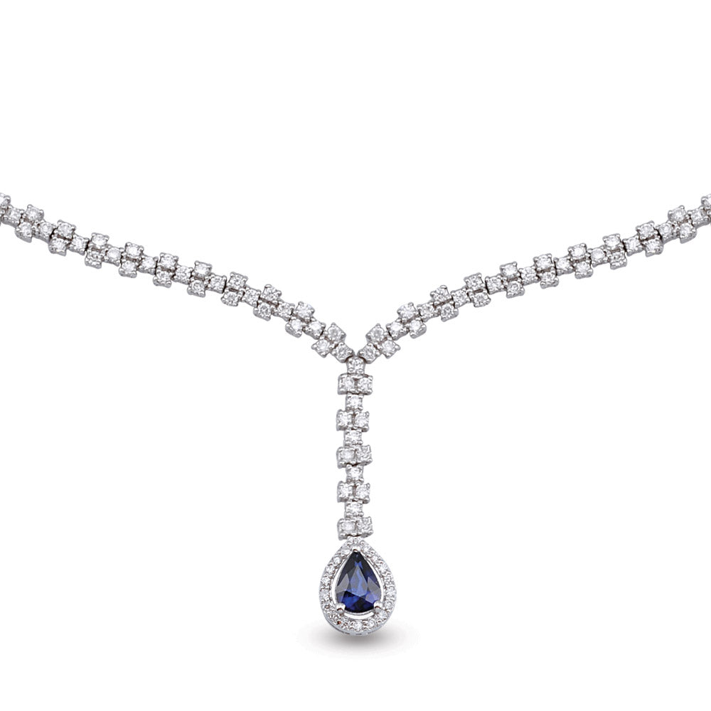 1.87 ct. Saphir Collier