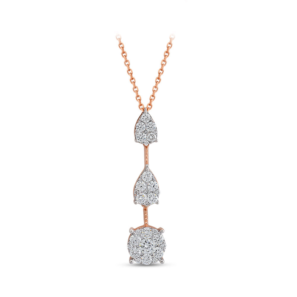 0.62 ct. Design Anhänger mit Halskette