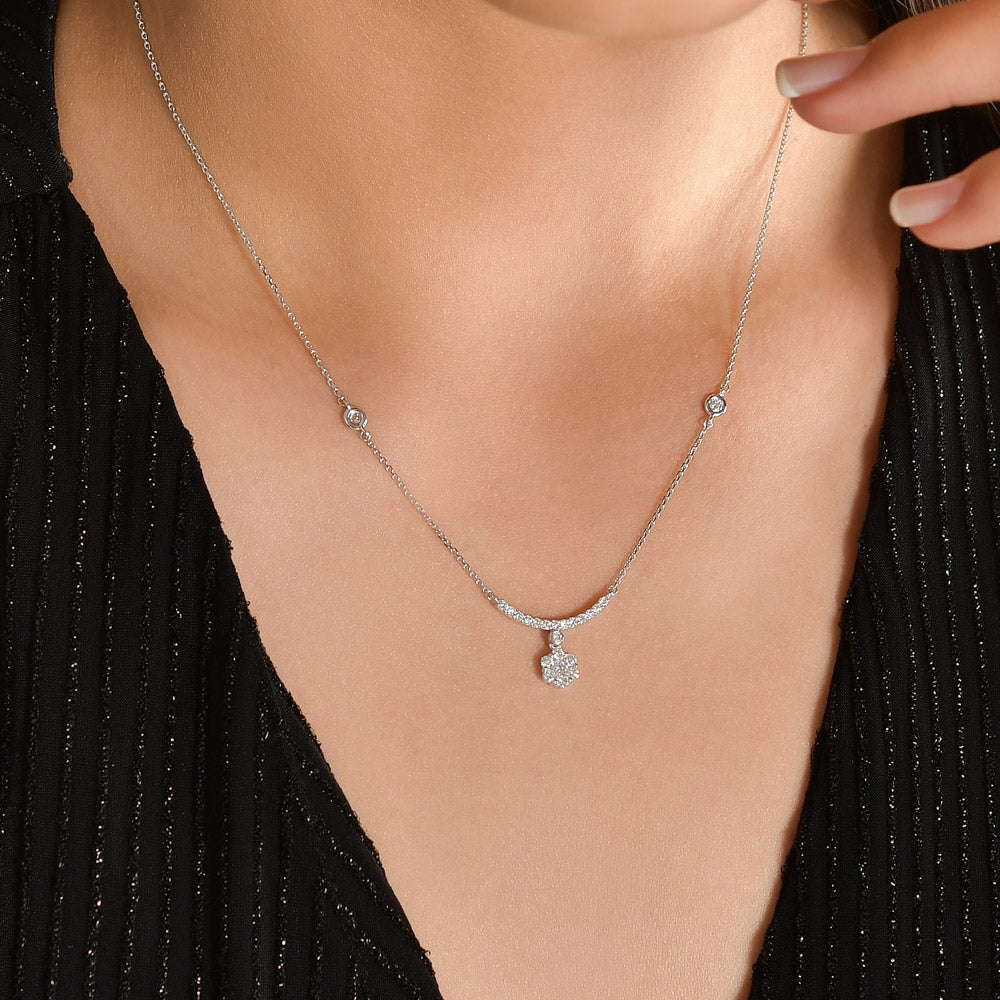 0.49 ct. Reina Diamond Necklace