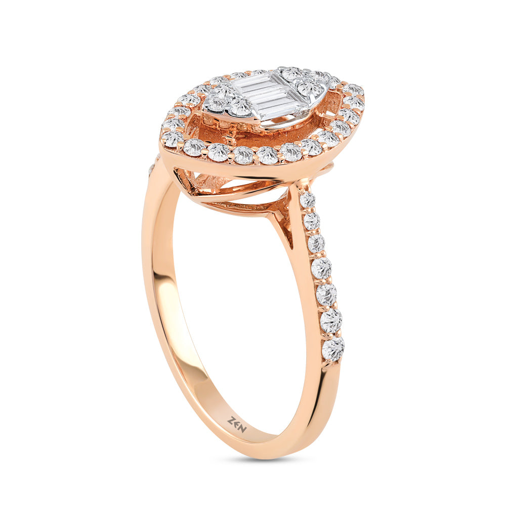 0.52 ct. Design Diamantring