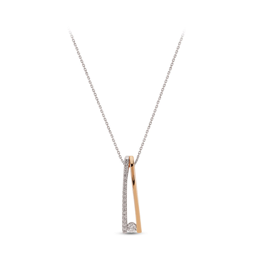 0.12 ct. Design Diamant Halskette