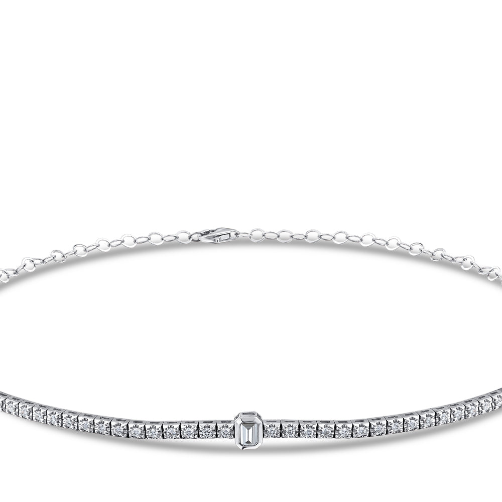 1.19 ct. Choker Diamant Halskette