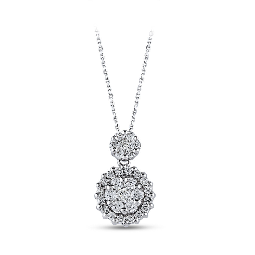 0.34 ct. Design Diamant Halskette