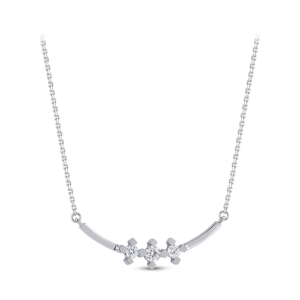 0.30 ct. Tria Diamant Halskette