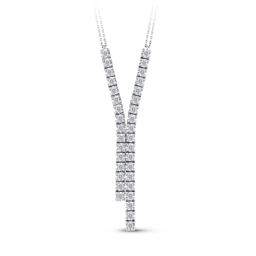 2.00 ct. Tennis Diamant Halskette