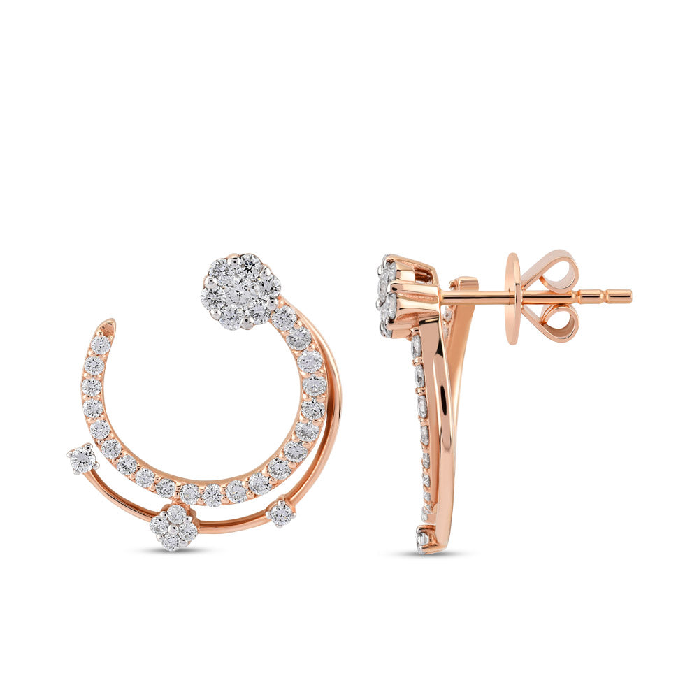 0.95 ct. Design Diamant Ohrstecker
