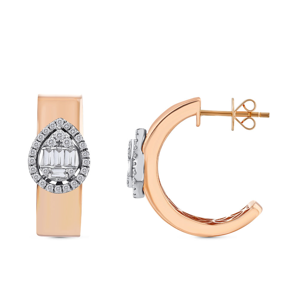 0.52 ct. Design Diamant Ohrringe