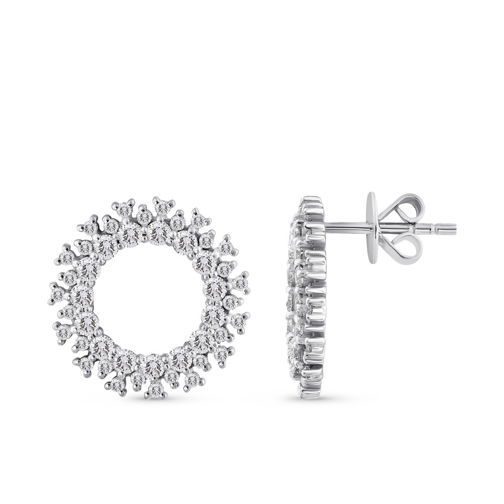 0.96 ct. Design Diamant Ohrstecker