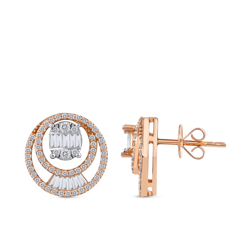 0.70 ct. Design Diamant Ohrstecker