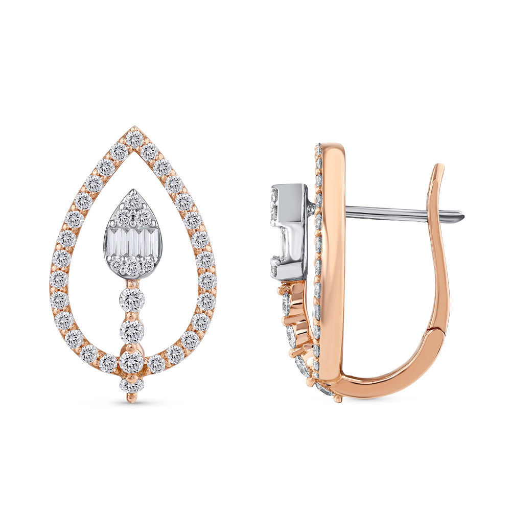 1.13 ct. Design Diamant Ohrringe