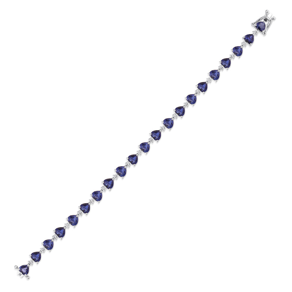 11.25 ct. Sapphire Bracelet