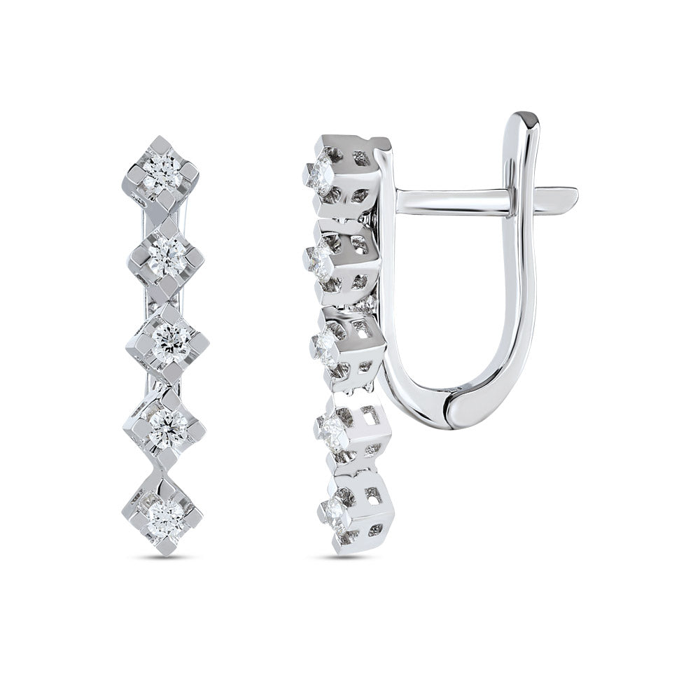 0.25 ct. Design Diamant Ohrringe