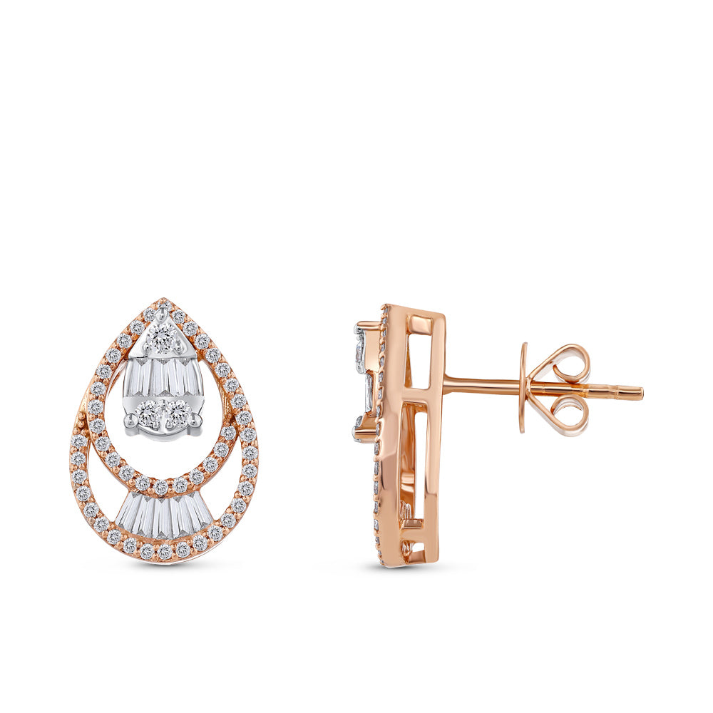 0.58 ct. Design Diamant Ohrstecker