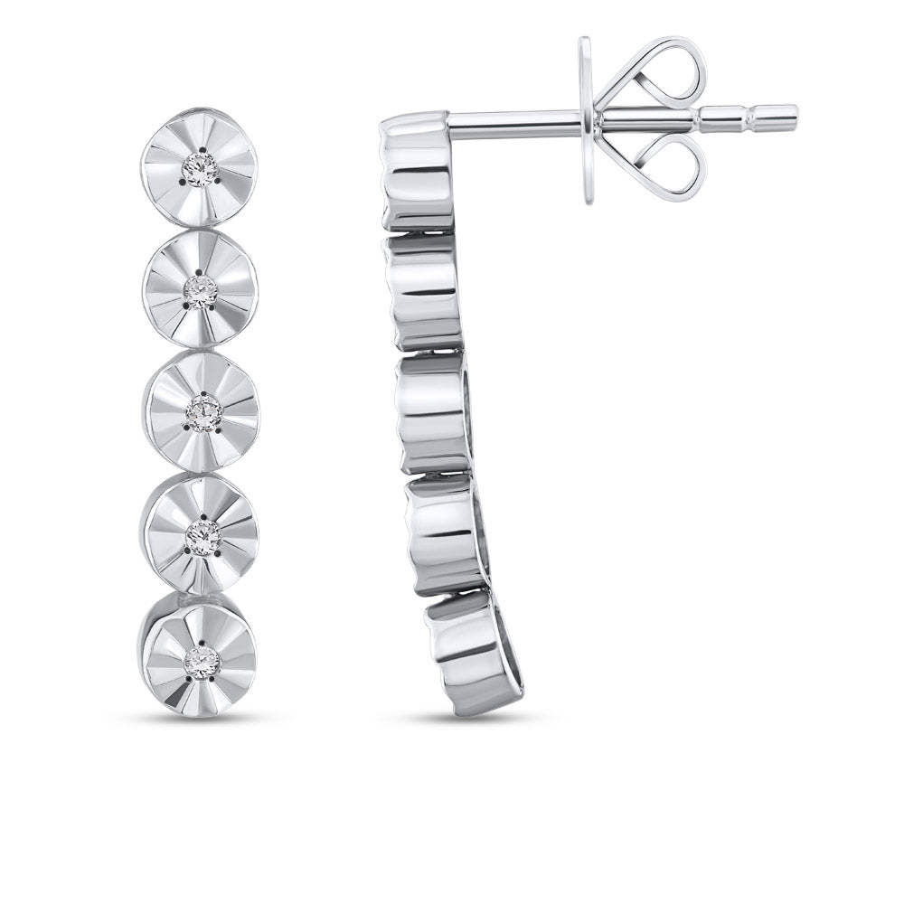 0.05 ct. Design Diamant Ohrringe