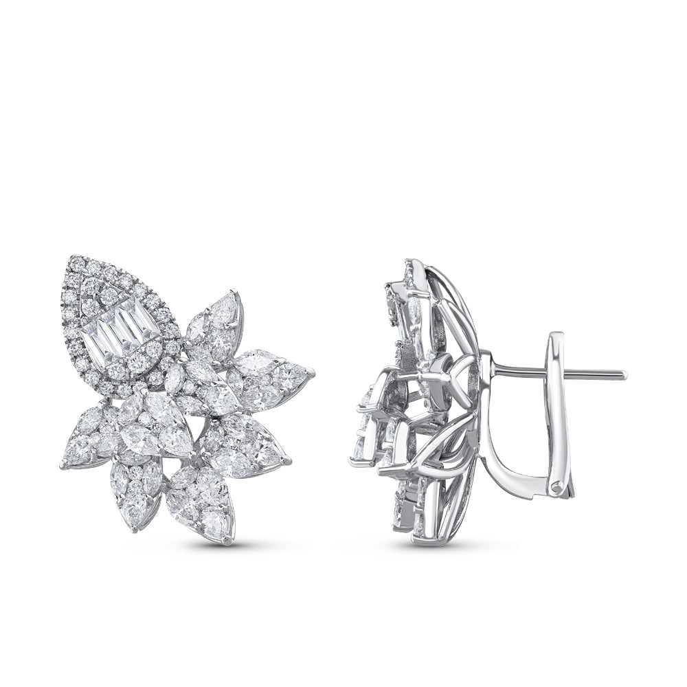 4.18 ct. Design Diamond Earrings