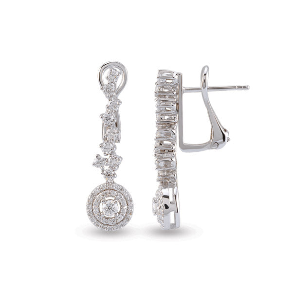 0.72 ct. Design Diamant Ohrringe