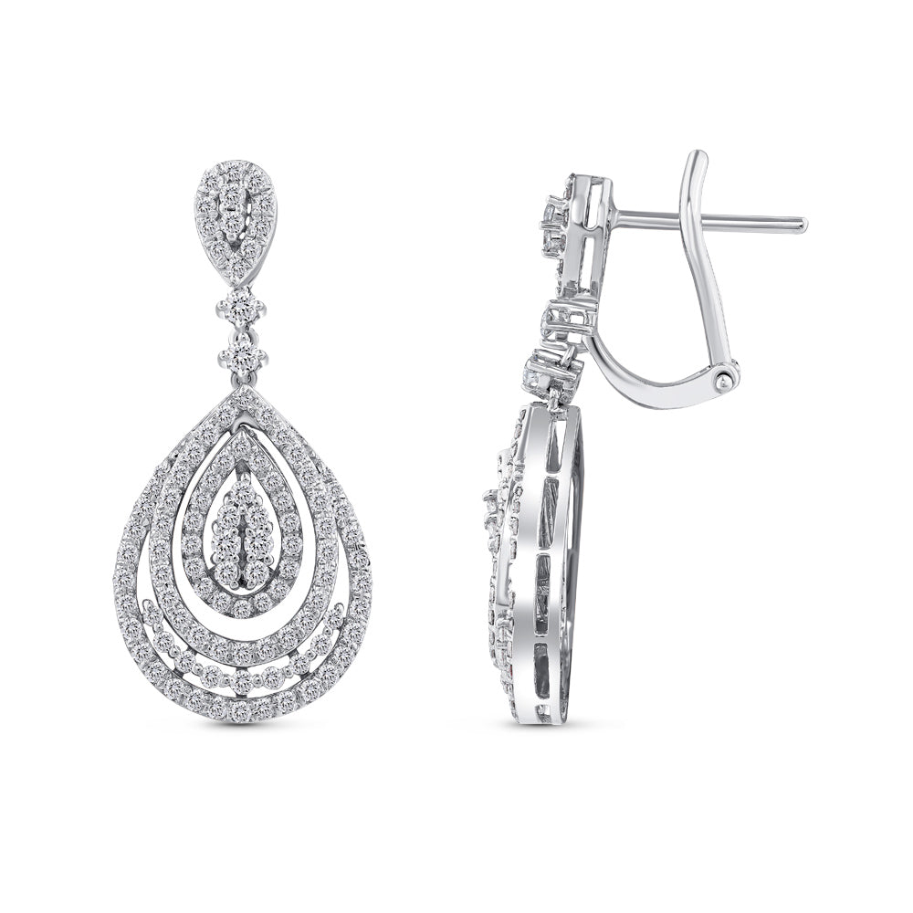 1.36 ct. Design Diamant Ohrringe
