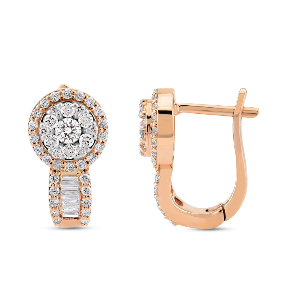0.72 ct. Design Diamant Ohrringe