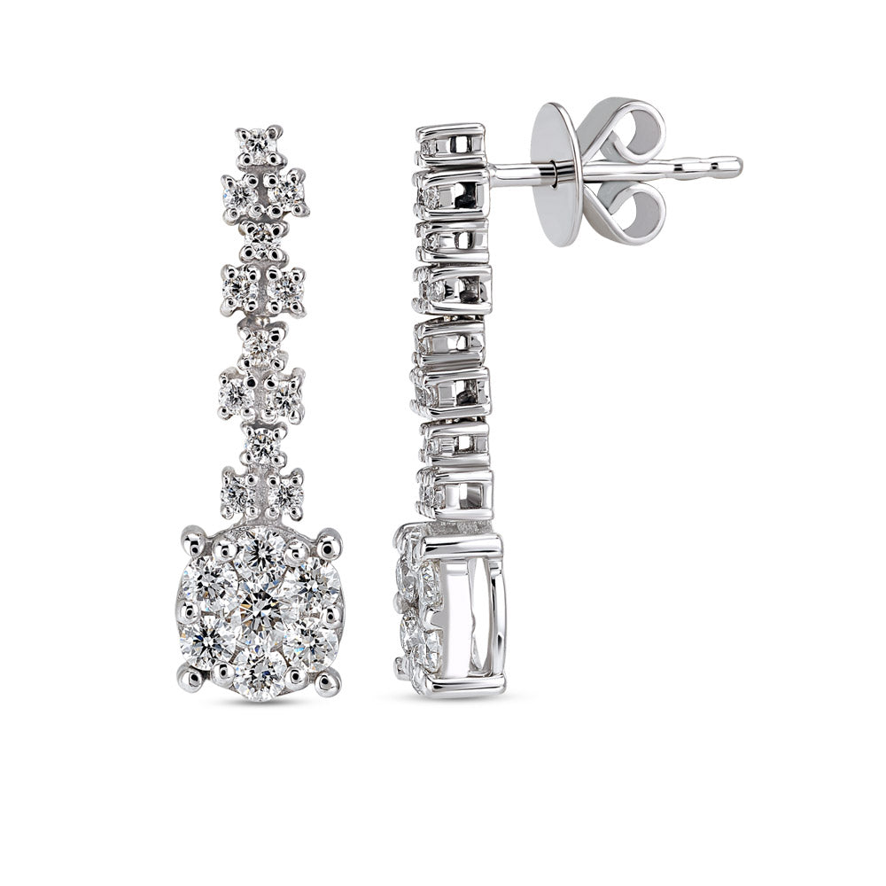 0.65 ct. Design Diamant Ohrringe