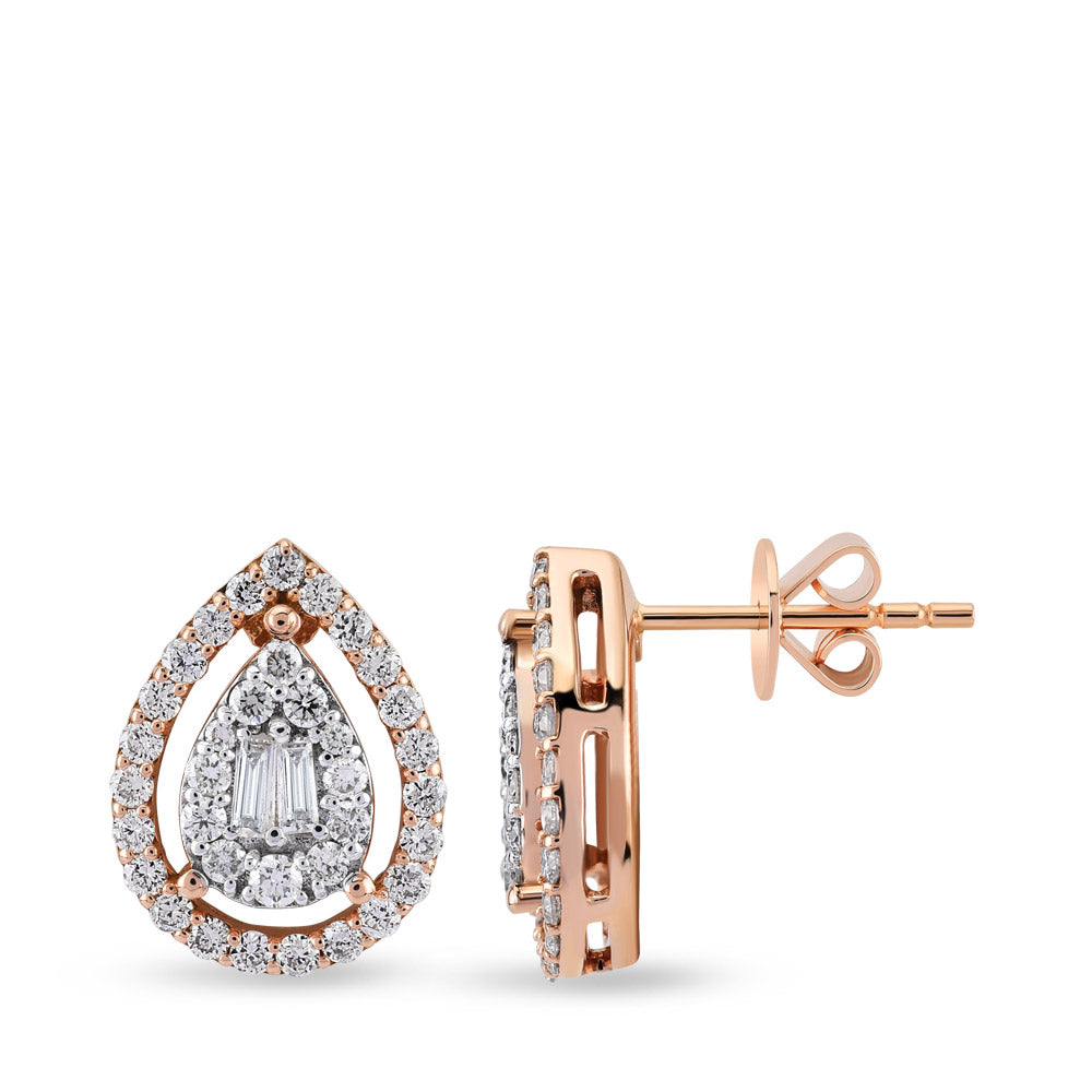 0.64 ct. Design Diamant Ohrstecker