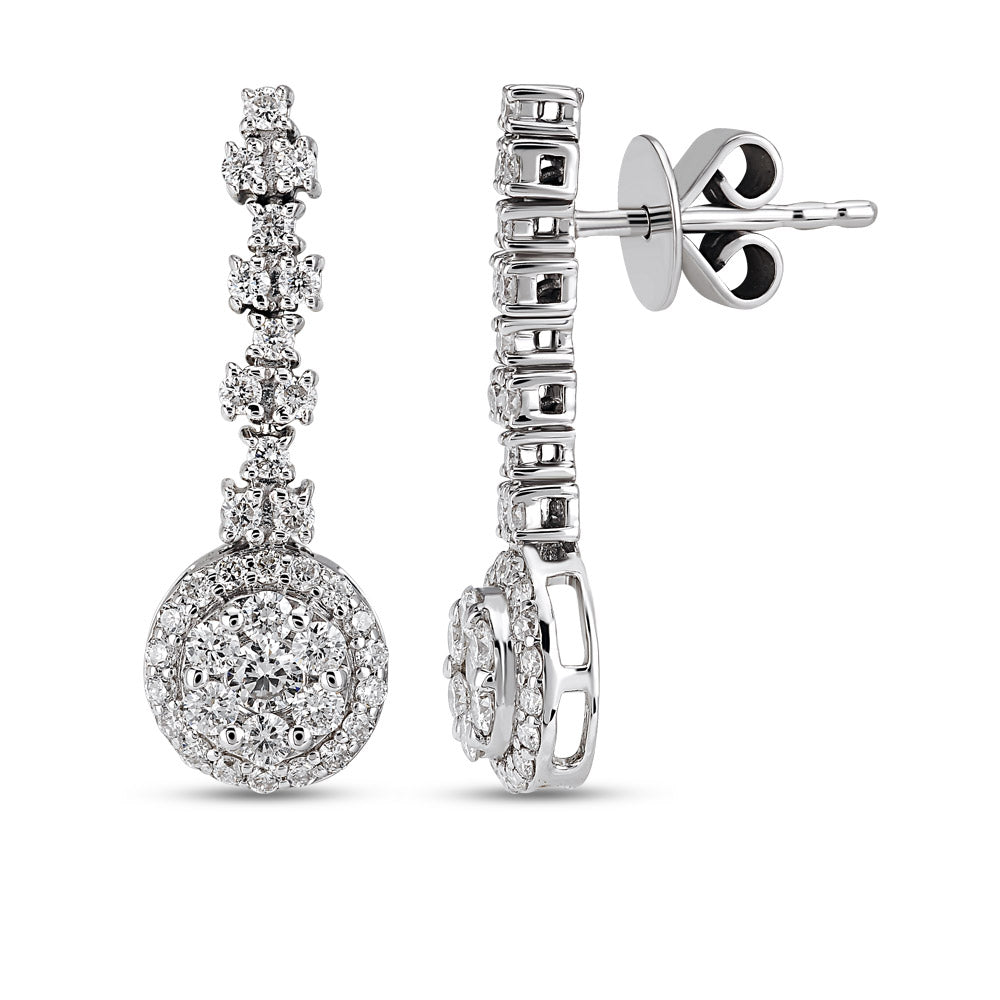 0.65 ct. Design Diamant Ohrringe