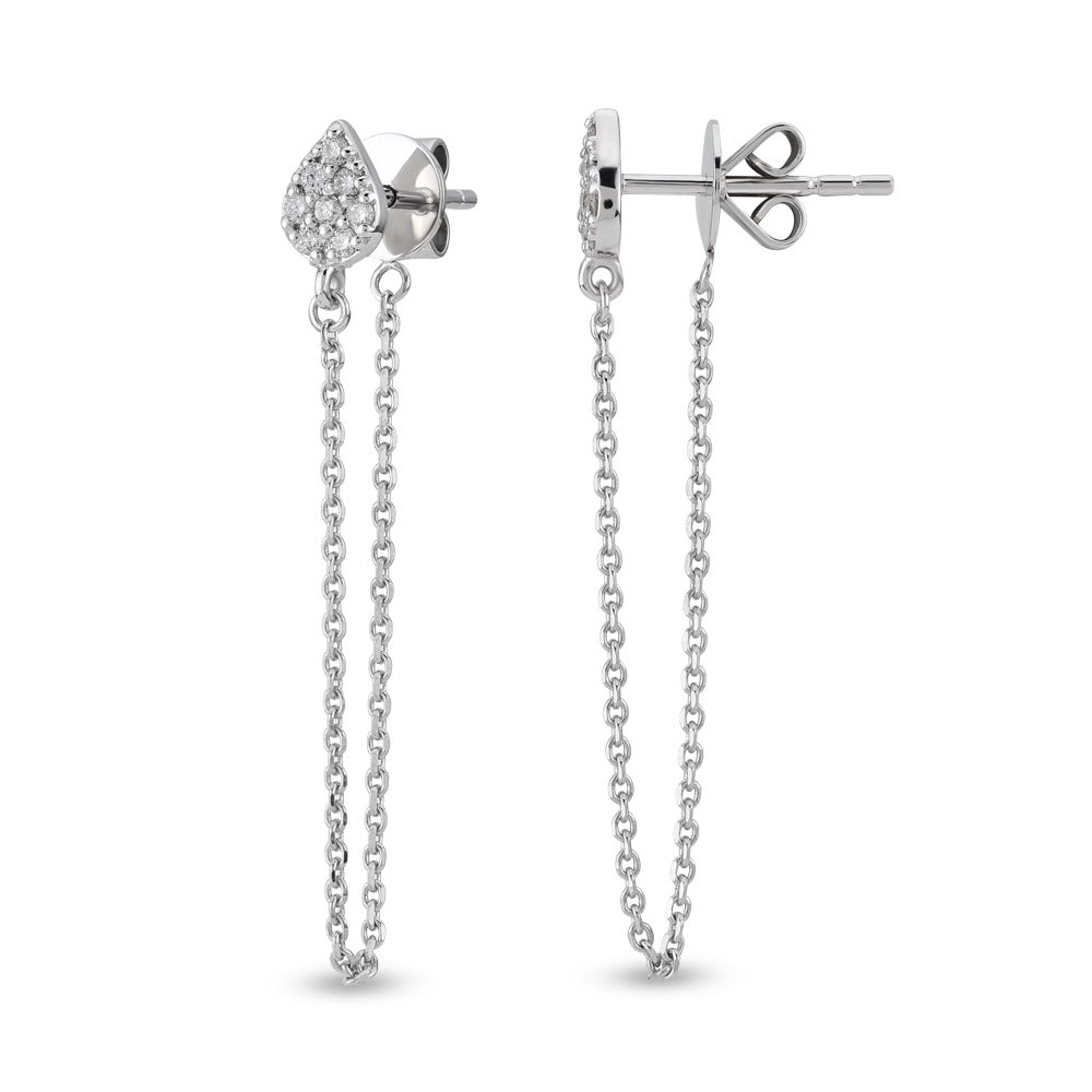0.15 ct. Design Diamant Ohrringe