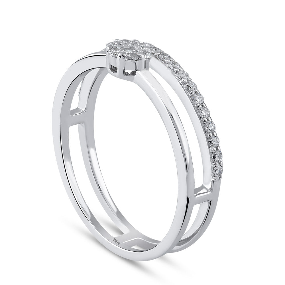 0.25 ct. Duett Diamantring