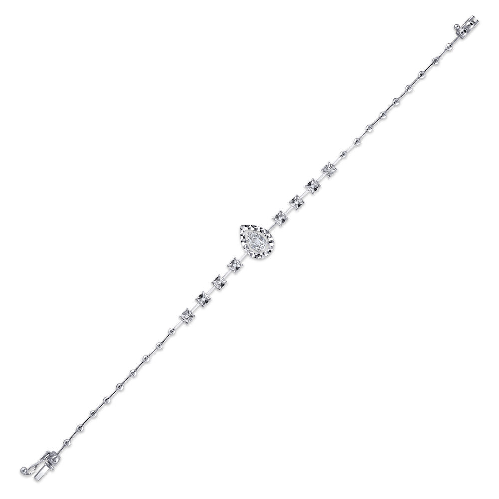 0.14 ct. Baguette Diamantarmband