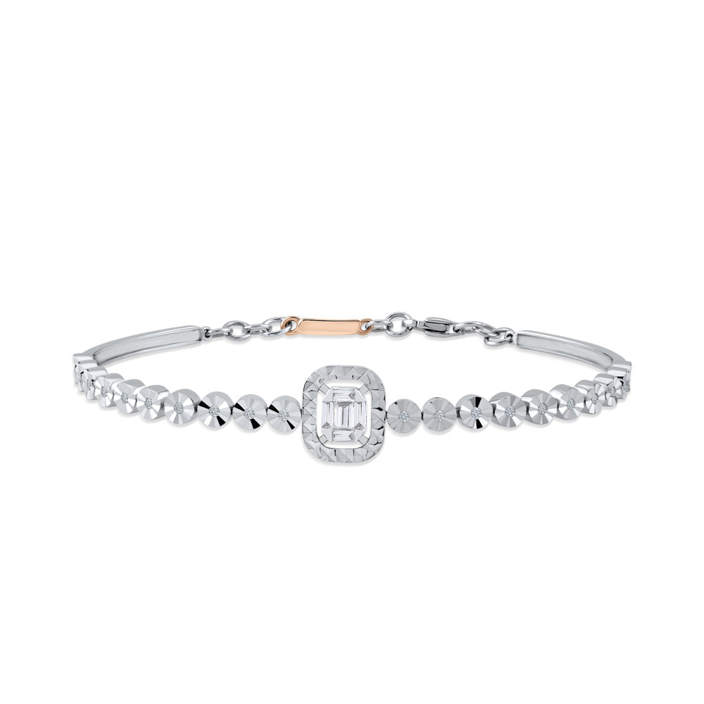0.31 ct. Baguette Diamantarmband