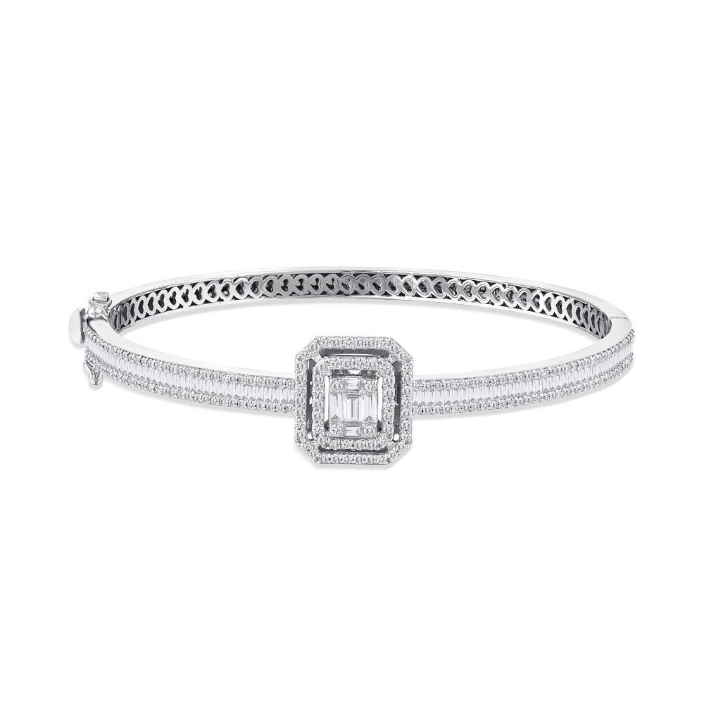 1.76 ct. Baguette Diamantarmband