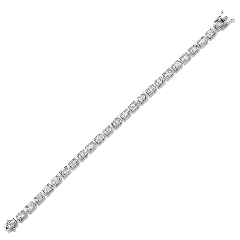 2.79 ct. Baguette Tennis Bracelet