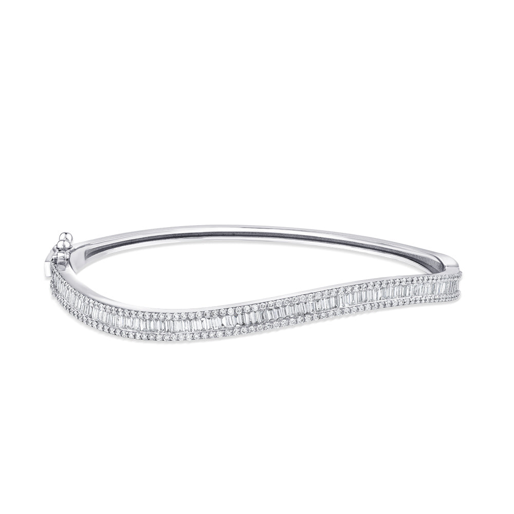 1.48 ct. Baguette Diamantarmband