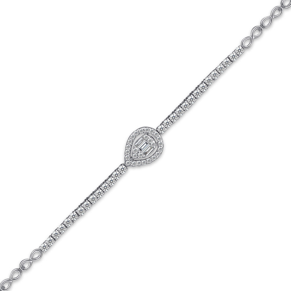 0.56 ct. Baguette Diamantarmband