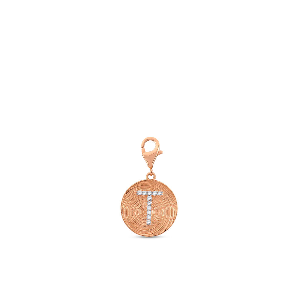 0.06 ct. Charme T Buchstabenanhänger