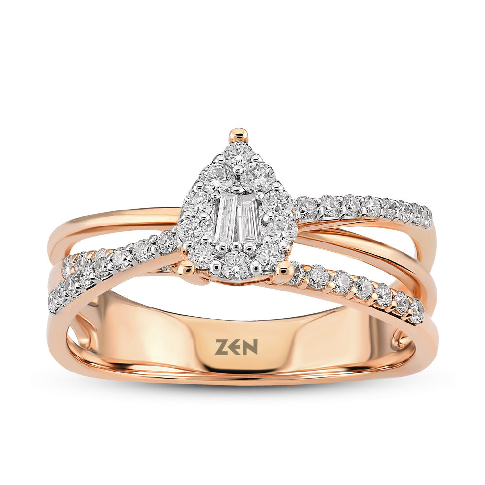 0.34 ct. Design Baguette Ring