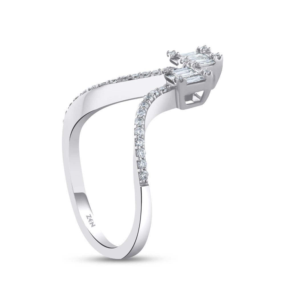 0.50 ct. Baguette Diamond Ring