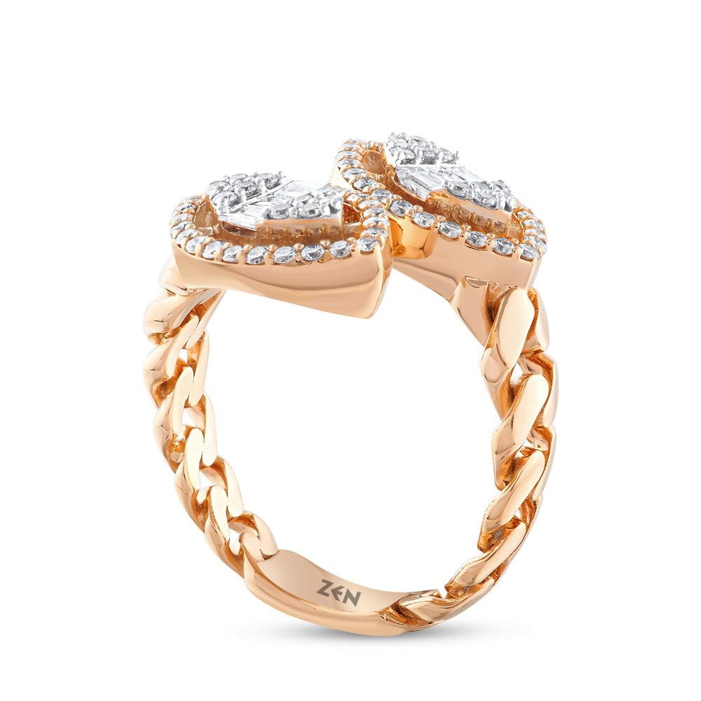 0.72 ct. Baguette Diamond Ring