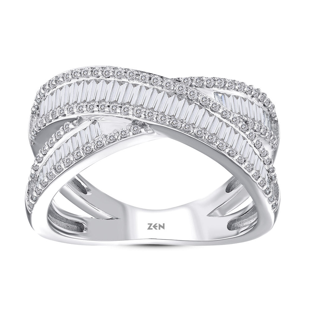 0.75 ct. Baguette Diamond Ring