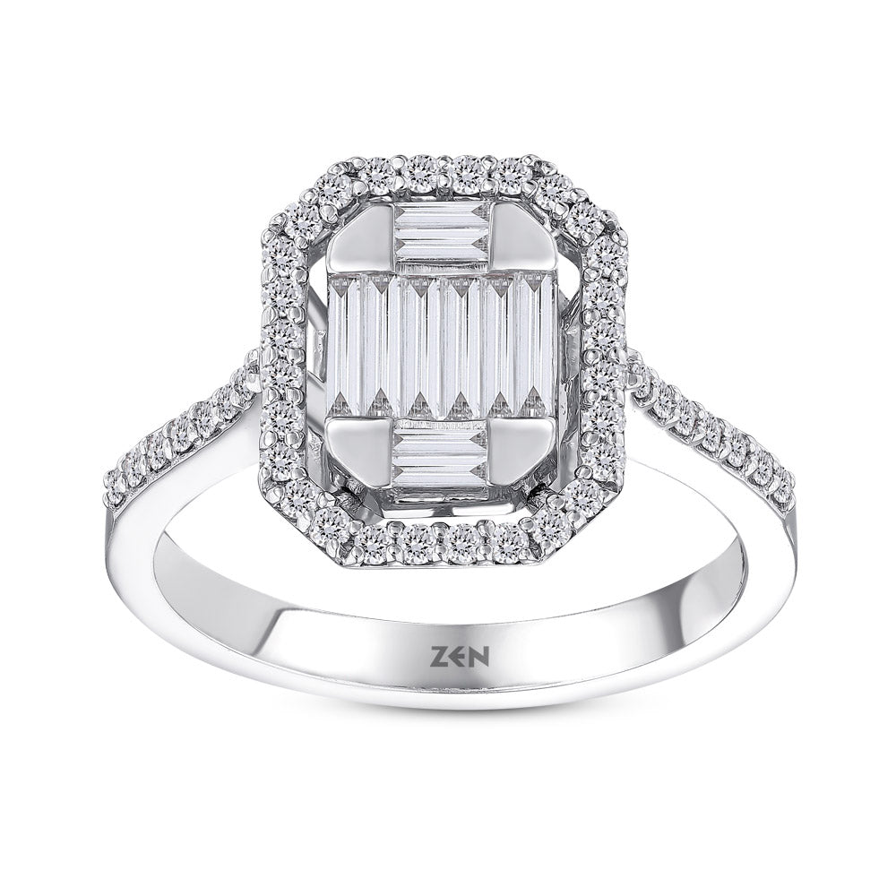 0.50 ct. Baguette Diamond Ring