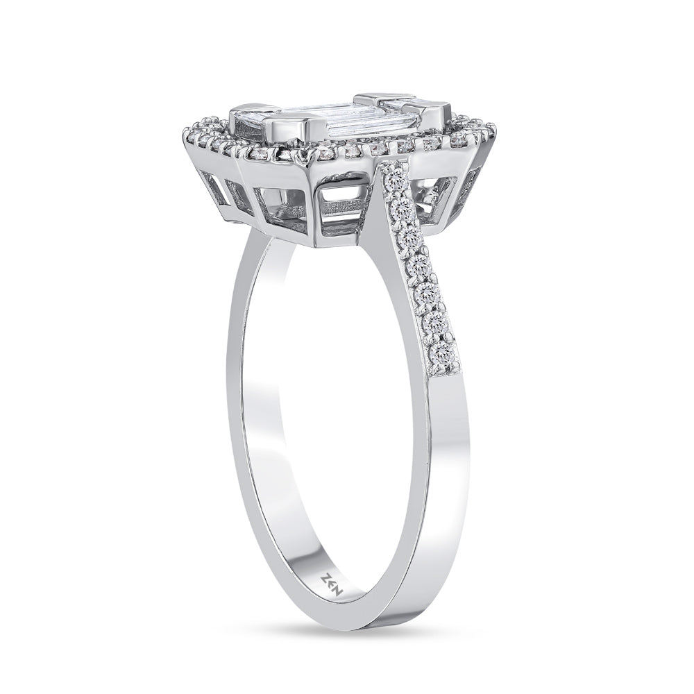 0.50 ct. Baguette Diamond Ring