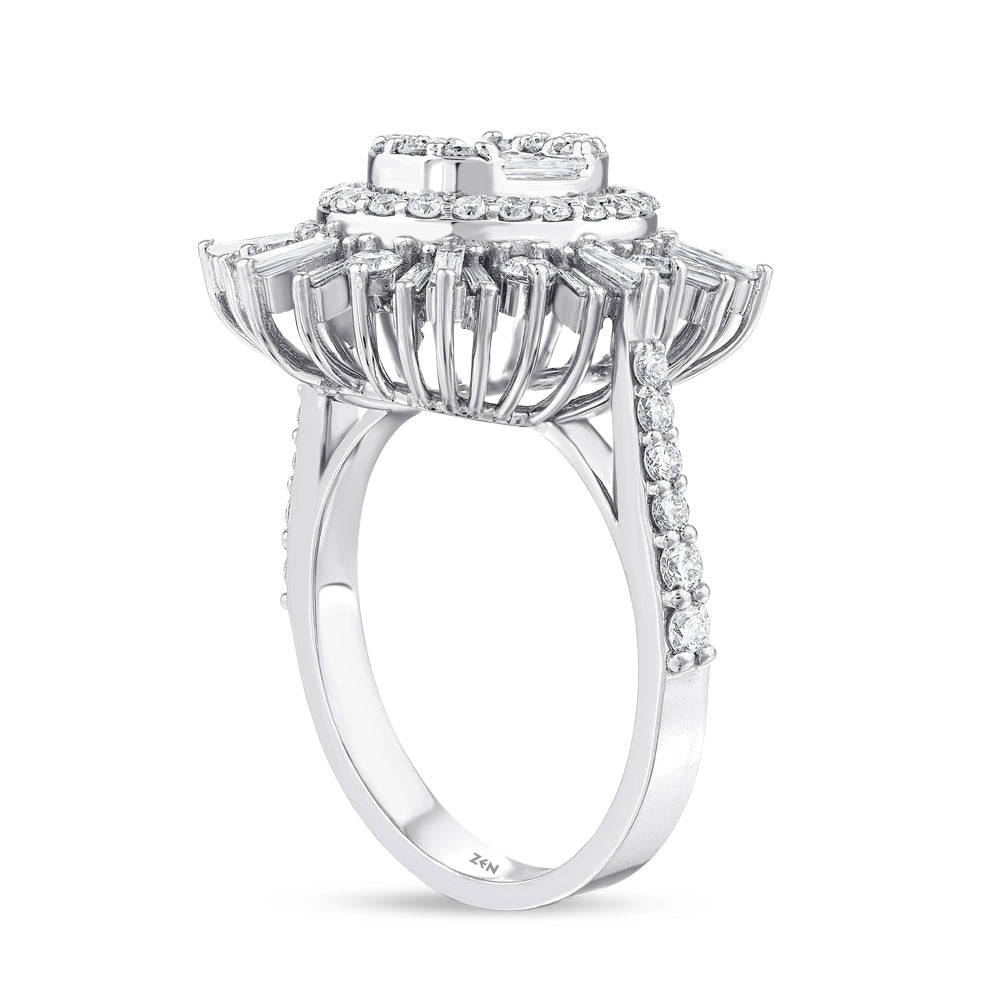 1.33 ct. Baguette Diamond Ring
