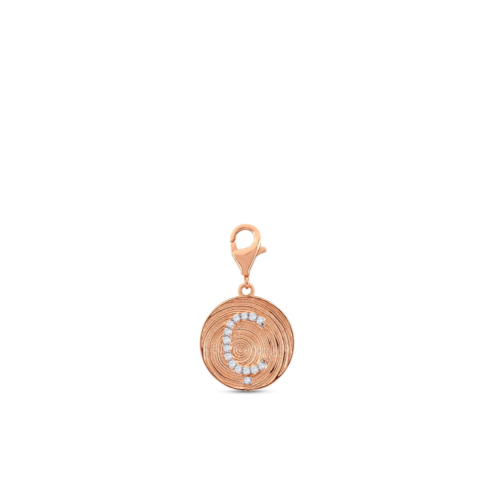 0.08 ct. Charme Ç Buchstabenanhänger