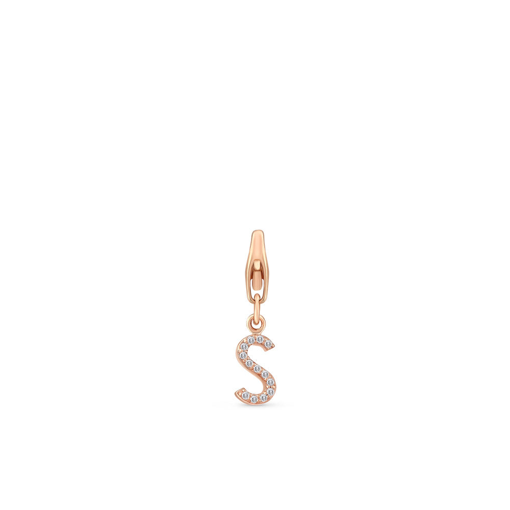 0.07 ct. Charme S Buchstabenanhänger