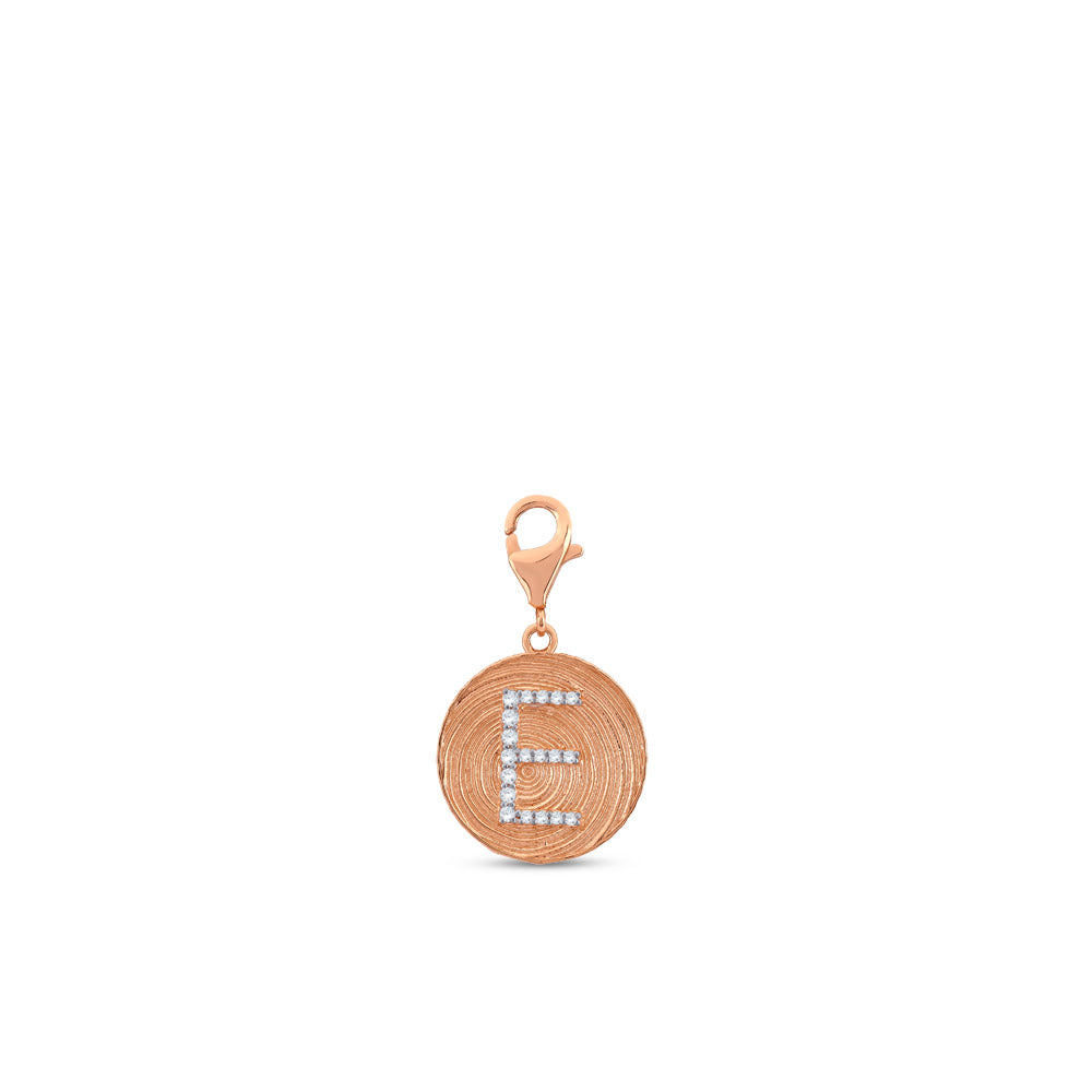 0.07 ct. Charme E Buchstabenanhänger