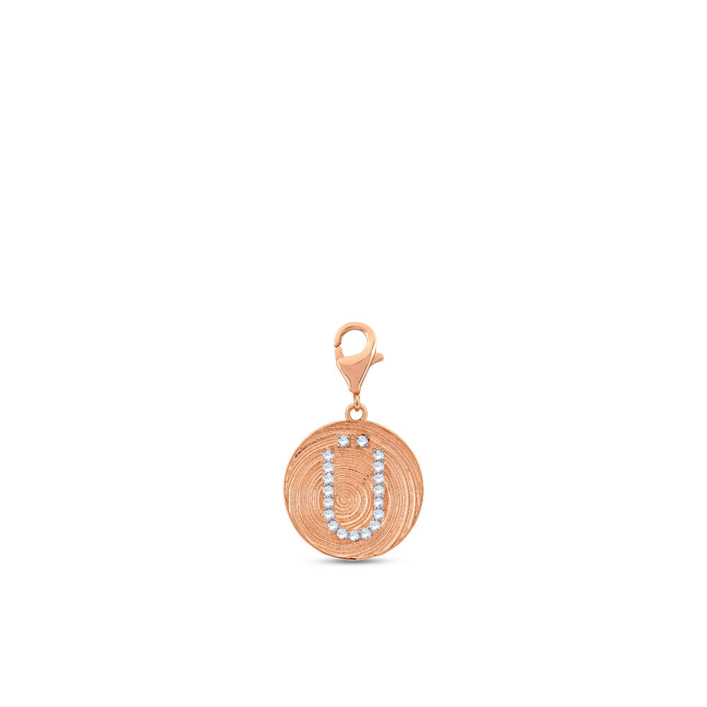 0.10 ct. Charme Ü Buchstabenanhänger