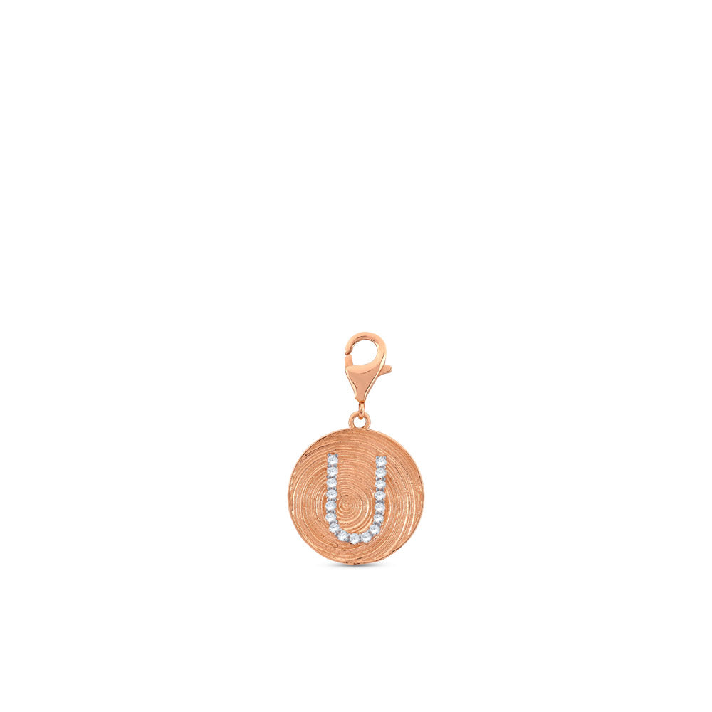 0.09 ct. Charme U Buchstabenanhänger
