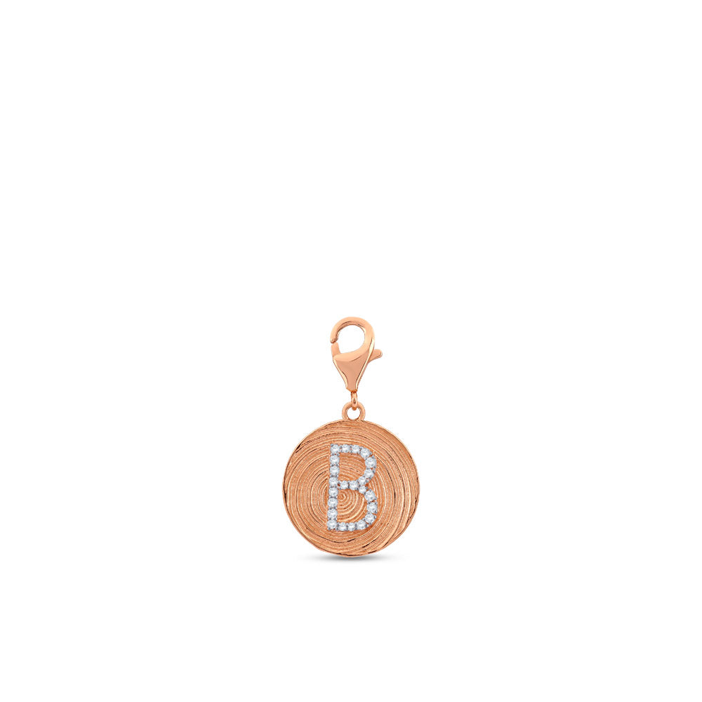 0.09 ct. Charme B Buchstabenanhänger