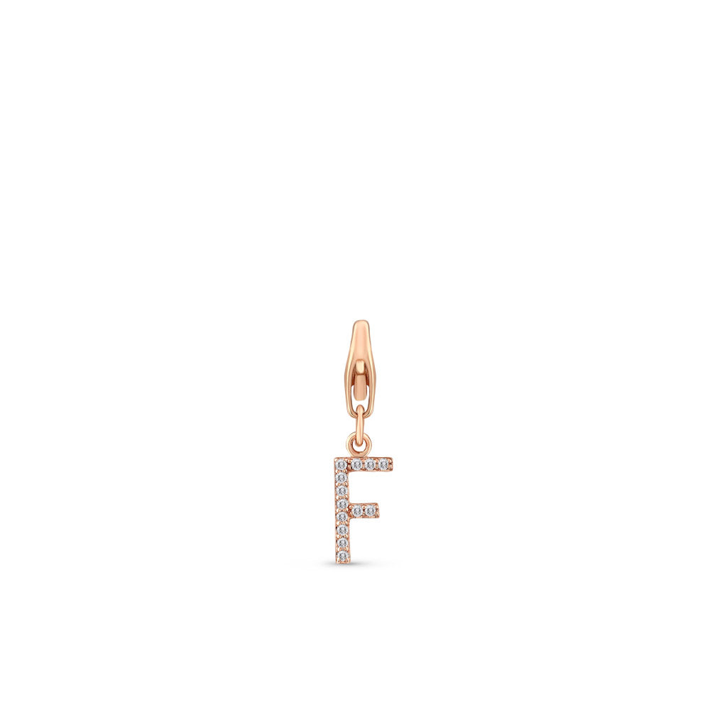 0.07 ct. Charme F Buchstabenanhänger