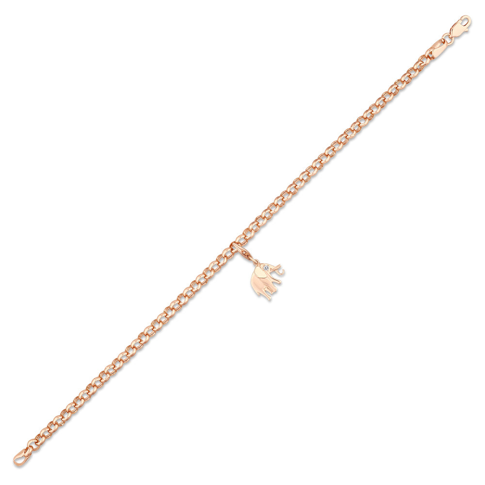 0.02 ct. Charme Elefant Armband